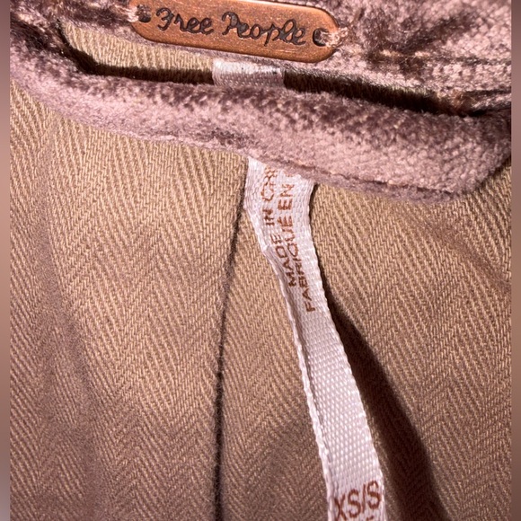 Free People Mauve Velvet Jacket - Picture 5 of 8